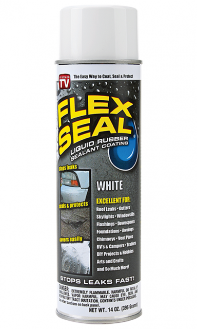 Flex Spray (White) - Fast & Flexible Sealing Solution for Any Surface